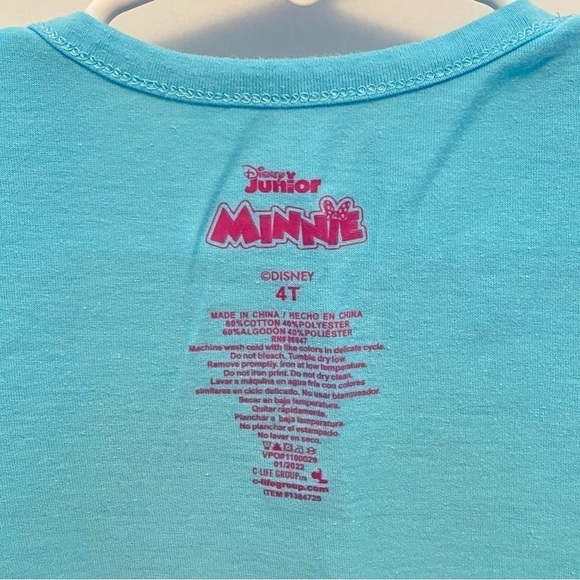 Disney Junior Girls Minnie Mouse & Daisy Duck 3 Piece Top/ Bottoms Set Size 4T - Picture 4 of 10